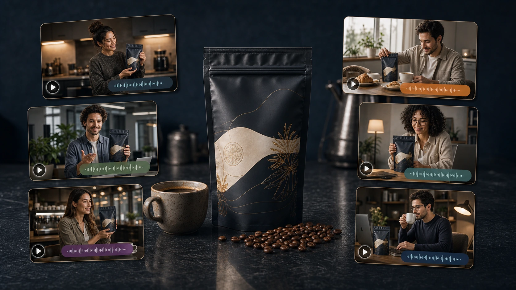 AI product video automation workflow from product context to short-form ecommerce video ads.