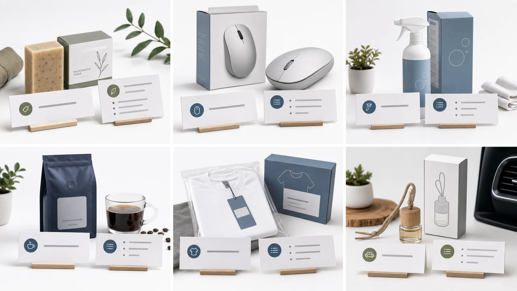 Amazon 75-character product title examples across beauty, electronics, food, apparel, and home categories.