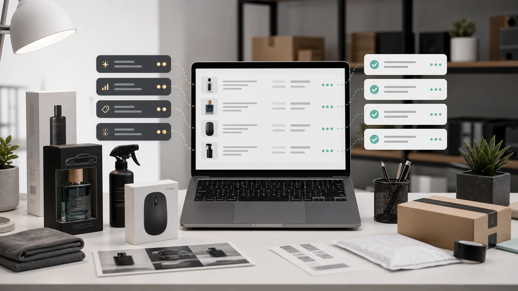 Marketplace seller preparing Amazon title updates before automated AI recommendations.