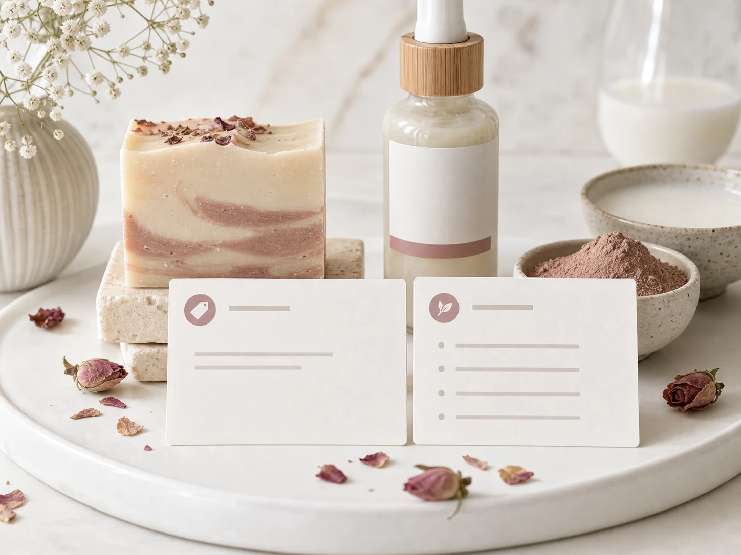 Beauty product title example under 75 characters with Item Highlights card.