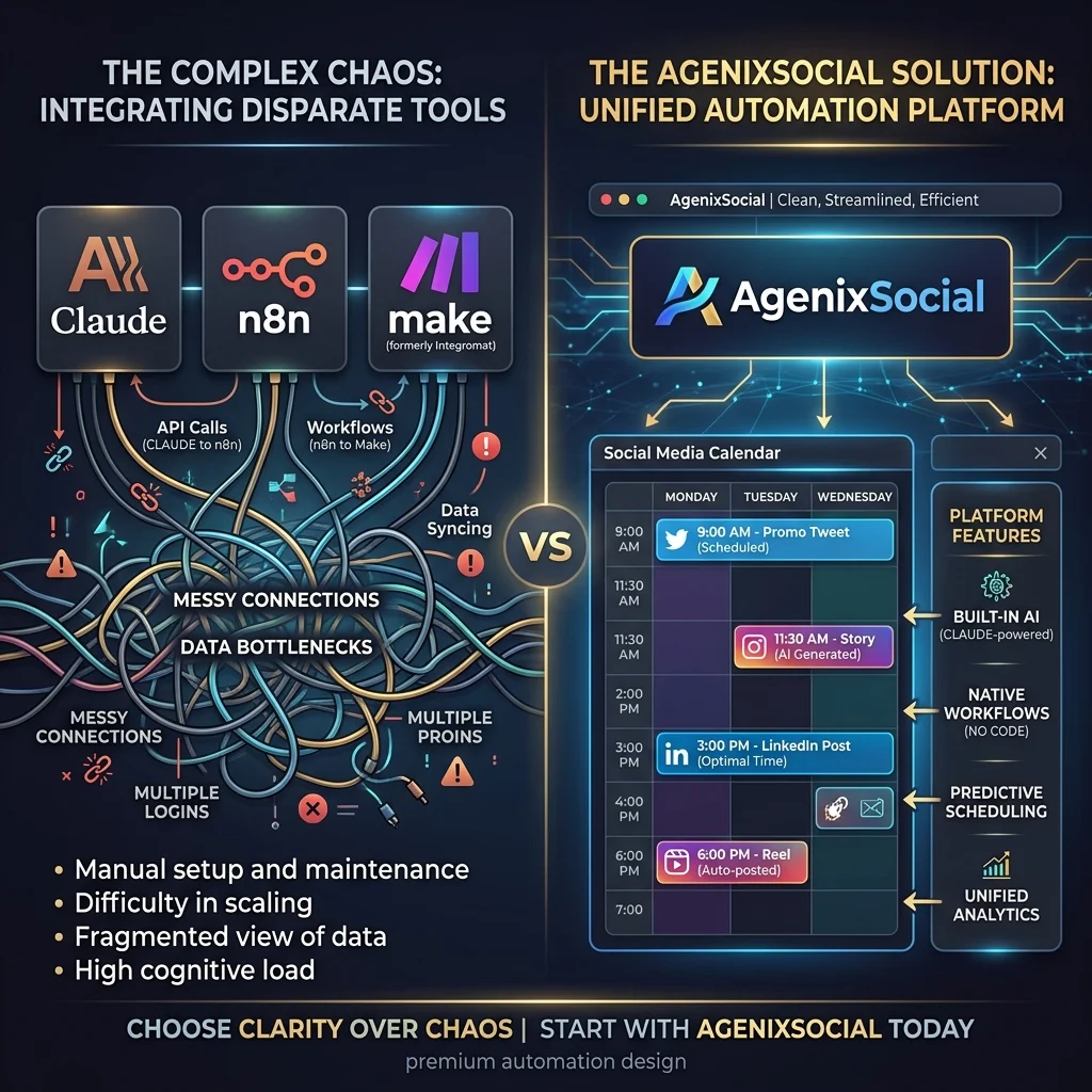 Claude vs n8n vs Make for ecommerce content automation