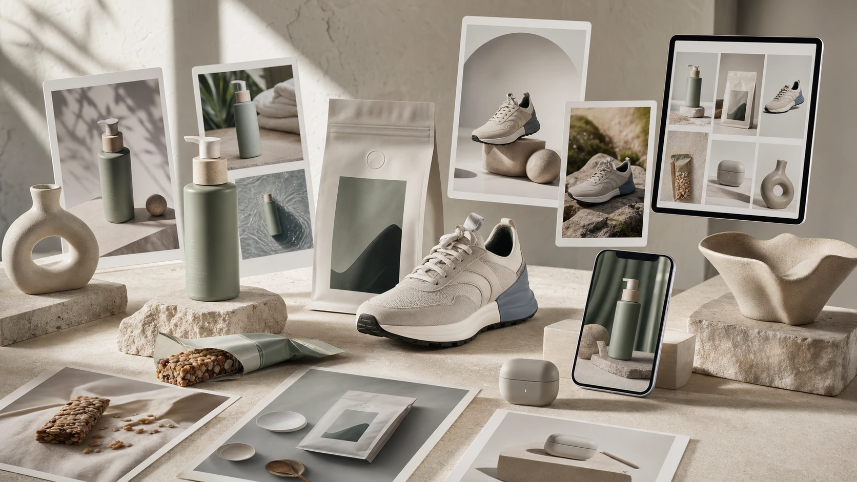 Amazon-style ecommerce image set planned as a sequence of product visuals.