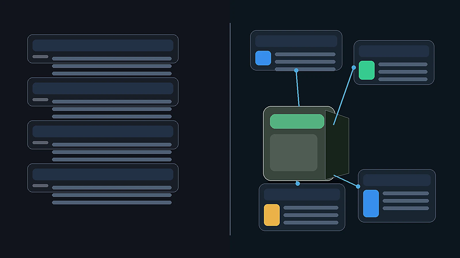 Generic social scheduler compared with product-aware ecommerce social media workflow.