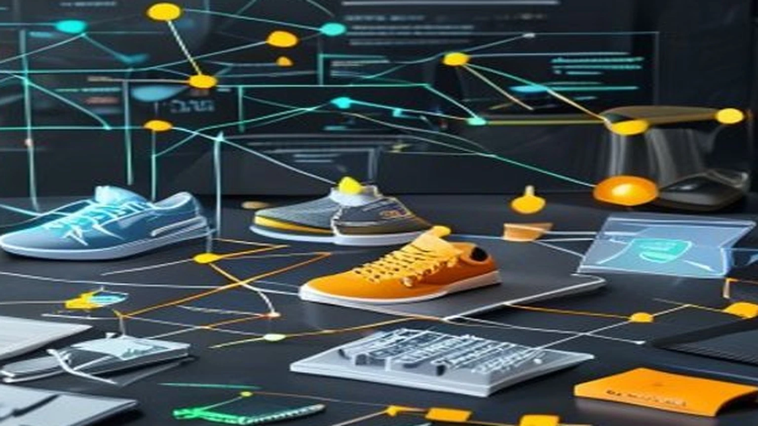 n8n-style AI content automation workflow with triggers, prompts, product data, approval, assets, and publishing steps.